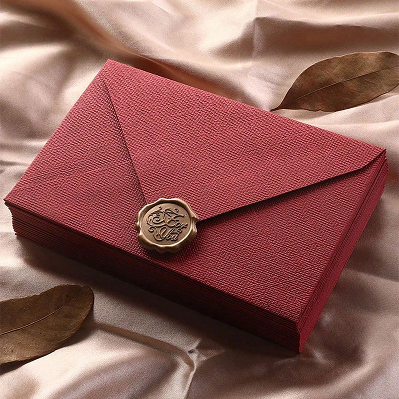 Набор из 10 льняных конвертов  – обзор и цена Wax Seal Letter Kit