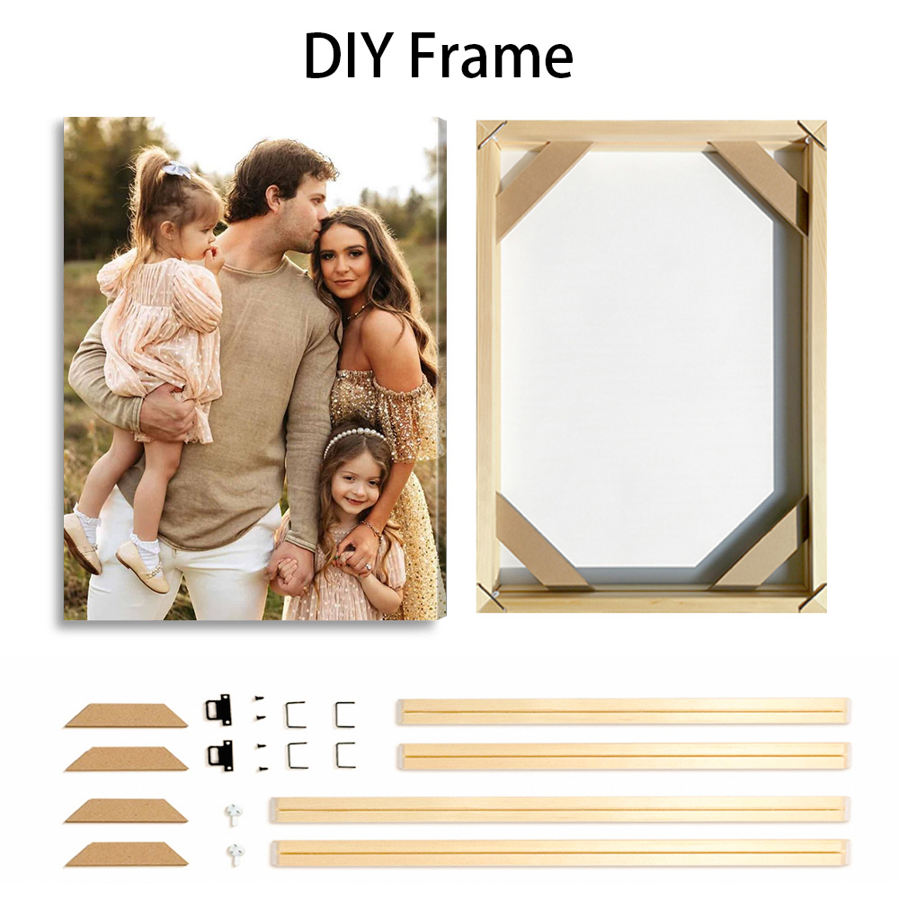 1 холст с индивидуальным фото, – обзор и цена Engraved Wood Frame